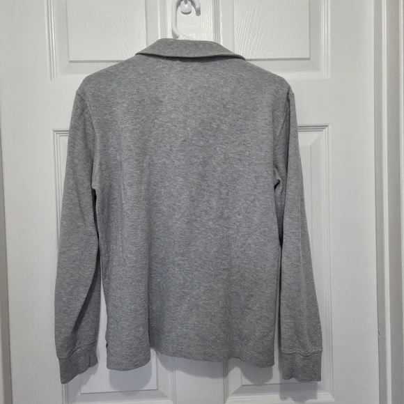 Polo Ralph Lauren Men Gray Estate Rib Quarter Zip Pullover Sweater Size Small - Picture 6 of 12